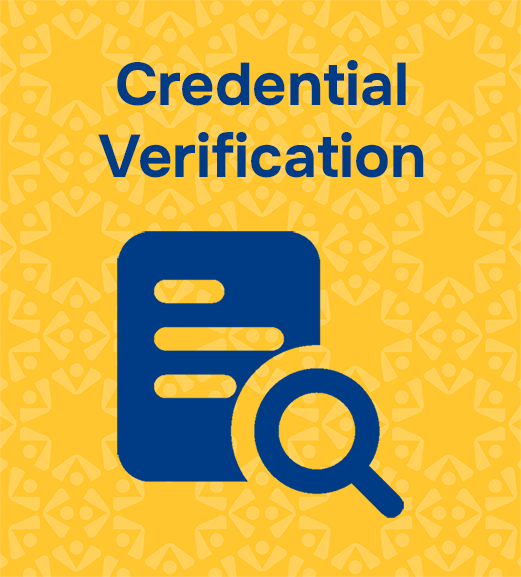 Credential Verification Search