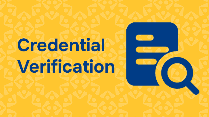Credential Verification Search